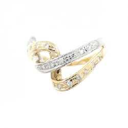 Nhẫn kim cương K18YG/PT900 0.13CT - Hàng hiệu Authentic 848373