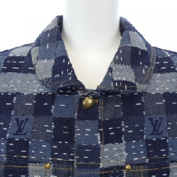 Áo khoác denim Louis Vuitton LOUIS VUITTON Damier Denim Workwear Blouson HTA80WWIO - Hàng hiệu Authentic 894047