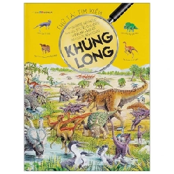 Thử Tài Tìm Kiếm - Khủng Long - Usborne (Mới 100%) Kiến thức, kỹ năng sống cho trẻ, Đông A - SÁCH ĐẠI HỌC