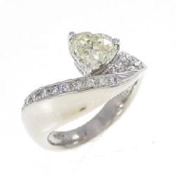 Nhẫn kim cương hình trái tim PT900 1.012CT - Hàng hiệu Chính hãng