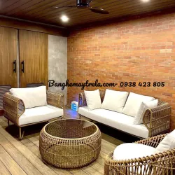 Sofa nhựa giả mây tổ yến 565200