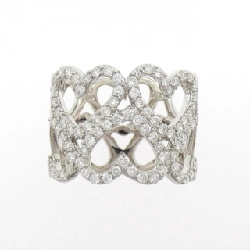 Nhẫn kim cương hình trái tim K18WG 0.83CT - Hàng hiệu chính hãng 852801