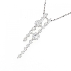 K18WG Dây chuyền kim cương 0.84CT - Hàng hiệu Authentic 862014