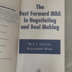 The Fast Forward MBA in Negotiating and Deal Making 385895