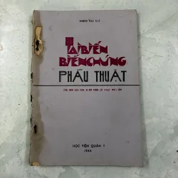 Tai biến chứng phẫu thuật - 1988s