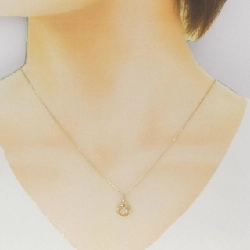 K18YG Dây chuyền kim cương - Hàng hiệu Authentic 859216