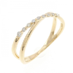 Nhẫn kim cương K18YG - Hàng hiệu Authentic