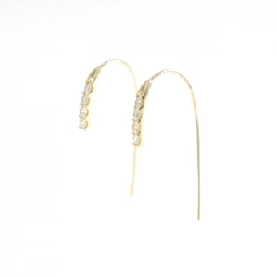 K18YG Bông tai kim cương 0.20CT - Hàng hiệu Chính hãng 867013