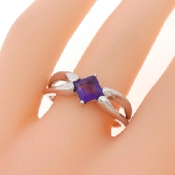 Nhẫn Amethyst PT900 - Hàng hiệu Authentic 854808