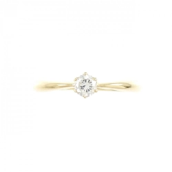 Nhẫn kim cương Solitaire K18YG 0.16CT 667848