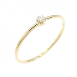 Nhẫn kim cương K18YG 0.03CT - Hàng hiệu Authentic