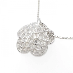 K18WG Hoa Đá Kim Cương Dây Chuyền 0.96CT - Hàng hiệu Chính hãng 863803