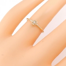 Nhẫn kim cương K10YG 0.01CT 672800
