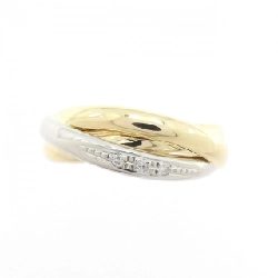 Nhẫn kim cương K18YG/PT900 0.02CT - Hàng hiệu Authentic 854145