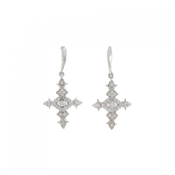 PT900 Bông tai kim cương chéo 0.34CT - Hàng hiệu Chính hãng