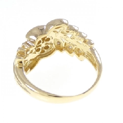 Nhẫn kim cương K18YG hoa × lá 0.24CT - Hàng hiệu chính hãng 854296