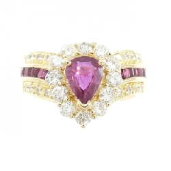 Nhẫn Ruby K18YG 0.99CT - Hàng hiệu Chính hãng 854037