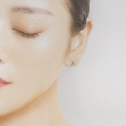 K10YG Bông tai hình trái tim kim cương 0.04CT - Hàng hiệu Chính hãng 870612