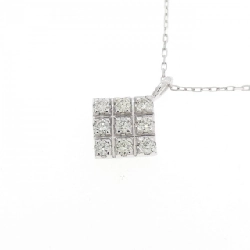 K18WG Dây chuyền kim cương 0.10CT - Hàng hiệu Chính hãng 858788