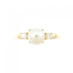 Nhẫn ngọc trai Akoya K18YG 5.3mm 672727