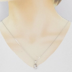 K18WG Ngôi sao Kim cương Dây chuyền 0.20CT - Hàng hiệu Chính hãng 860548