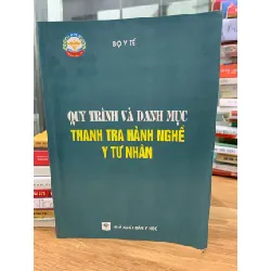 quy trình và danh mục thanh tra hành nghề y tư nhân 716633