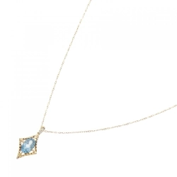 K18YG Blue Topaz Necklace - Hàng hiệu Authentic 859618