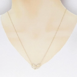 K18YG Dây chuyền kim cương hình trái tim 0.34CT - Hàng hiệu Chính hãng 862004