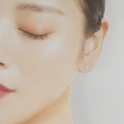 K18PG Solitaire Bông tai Kim cương 0.10CT - Hàng hiệu Chính hãng 866527