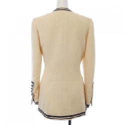 【Mã giảm giá】【Cổ điển】Áo khoác không cổ CHANEL 636523