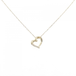 K10YG Dây chuyền hình trái tim kim cương 0.01CT - Hàng hiệu Chính hãng