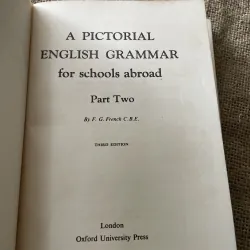 A PICTORIAL ENGLISH GRAMMAR PART TWO - Third Edision sách tiếng Anh, in tại Mỹ  796207