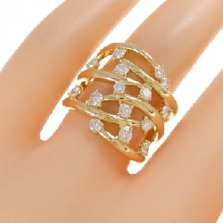 Nhẫn kim cương K18YG 0.80CT 667363