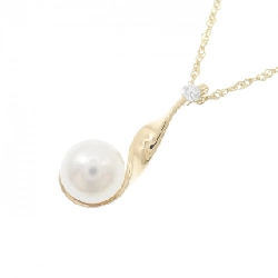 K18YG Vòng cổ ngọc trai Akoya 8.3mm - Hàng hiệu Chính hãng 856400