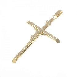 Mặt dây chuyền chéo 750YG - Hàng hiệu Authentic