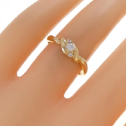 Nhẫn kim cương K18YG 0.12CT - Hàng hiệu chính hãng 854459