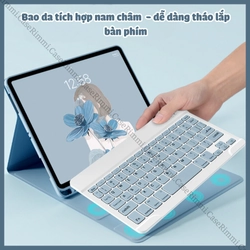 Bao da IPAD Gen 6/7/8/9 - màu đen có khe đựng bút 387355