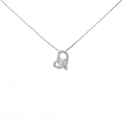 Dây chuyền kim cương hình trái tim PT900/PT850 0.10CT - Hàng hiệu Chính hãng