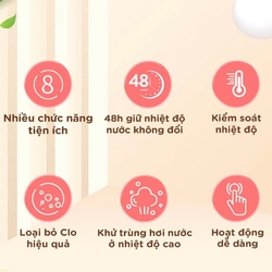 Máy tiệt trùng bình sữa 2in1 Chilux 543975