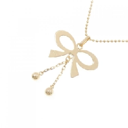 K18YG Dây chuyền hình ruy băng - Hàng hiệu Chính hãng 858417