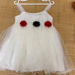 Váy thiết kế siêu xinh 4 lớp cho bé mặc đi biển đi chơi đi cỗ