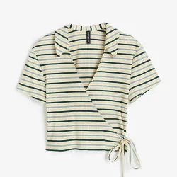 ÁO H&M CROPTOP THUN GÂN BỌC NGOÀI SIZE M 784888