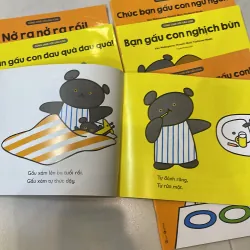 Bộ sách 10 cuốn : cùng chơi với gấu con 0-3 tuổi rất hữu dụng - EHON NHẬT BẢN  1027480