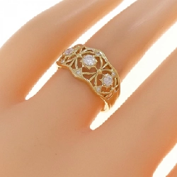 Nhẫn kim cương K18YG 0.28CT - Hàng hiệu Authentic 853931