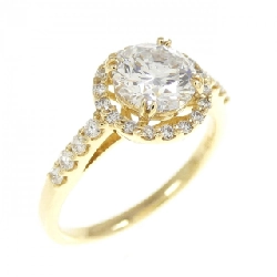 Nhẫn kim cương K18YG 1.025CT E SI2 EXT - Hàng hiệu Authentic