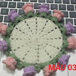 MÓC LEN - TREND THẢM HOA (bản lót ly - mini) - Net width: 10cm, Gross width: 15cm 436624