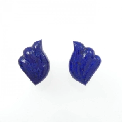 K18YG Lapis Lazuli Bông Tai - Hàng hiệu Chính hãng