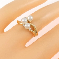 Nhẫn ngọc trai Akoya K18YG - Hàng hiệu Authentic 850861