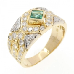 Nhẫn Emerald 750YG/750WG - Hàng hiệu Authentic