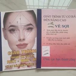 Giáo trình phun xăm mày- môi- Mí  VÀ Giáo trình về sợi cơ bản đến nâng cao 564324